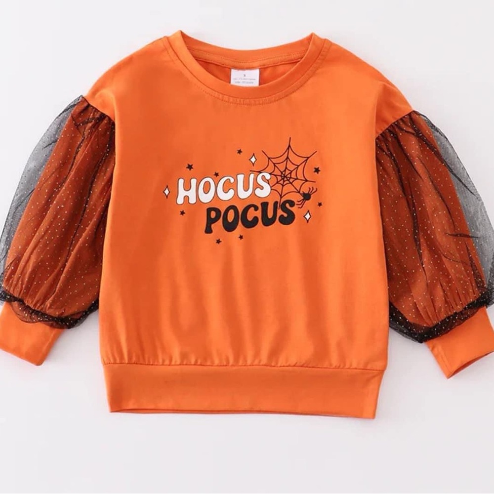 Hocus Pocus Orange Kids Shirt